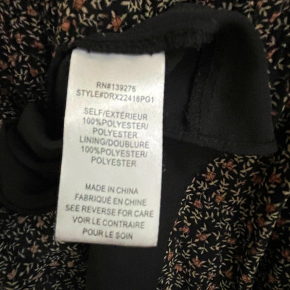 DR2 Women's Size 2X Floral Print Chiffon Blouse - Picture 5 of 8